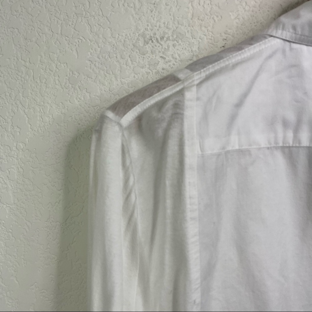 T By Alexander Wang Mixed Media Button Down Shirt - image 4